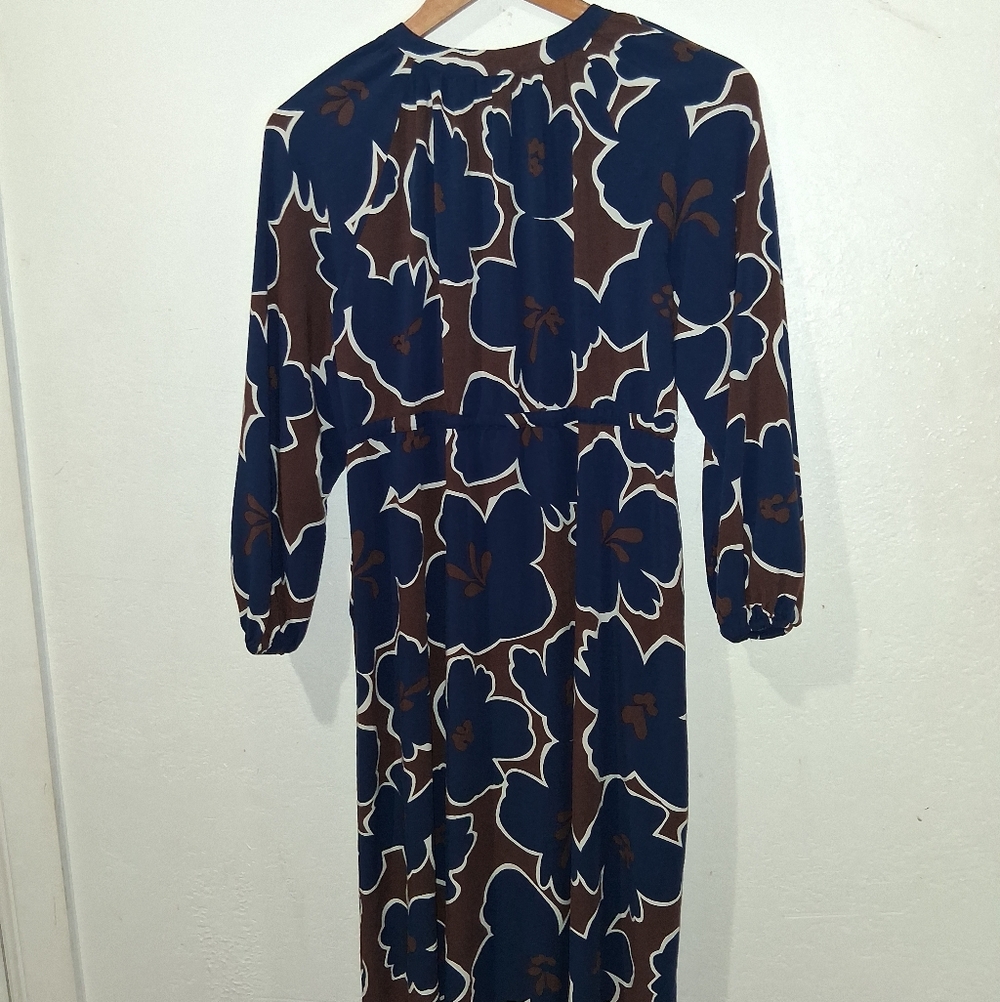 BODEN Floral Tie Front Dress - Picture 8 of 8